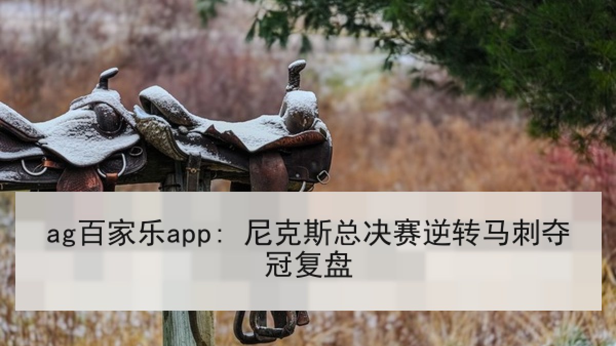 ag百家乐app: 尼克斯总决赛逆转马刺夺冠复盘